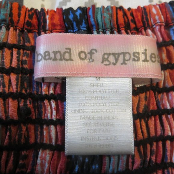 SALE Band Of Gypsies Floral Padded Bra Top Mini Dress Size  M - Picture 5 of 5